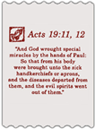 Prayer Cloth Acts 19:11